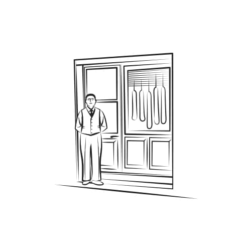 Con il boom del dopoguerra la produzione della salumeria Brizio aumenta