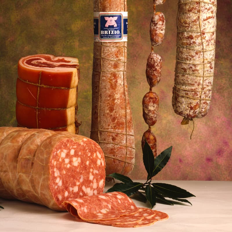 1979 salami tradizionali Brizio, salame cotto tipico piemontese