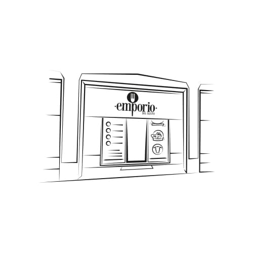 Accanto alla rete commerciale diffusa su tutto il Nordovest, Brizio conferma il suo legame con il territorio d'origine aprendo l'Emporio del Gusto