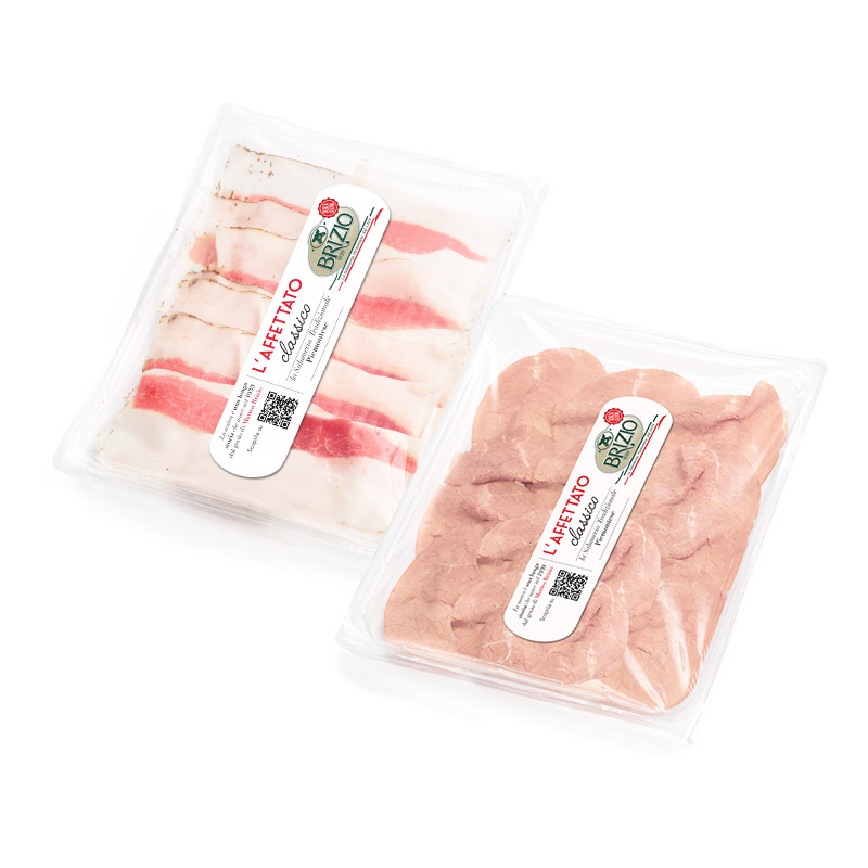 Gamma salumi Preaffettati in vaschetta Brizio