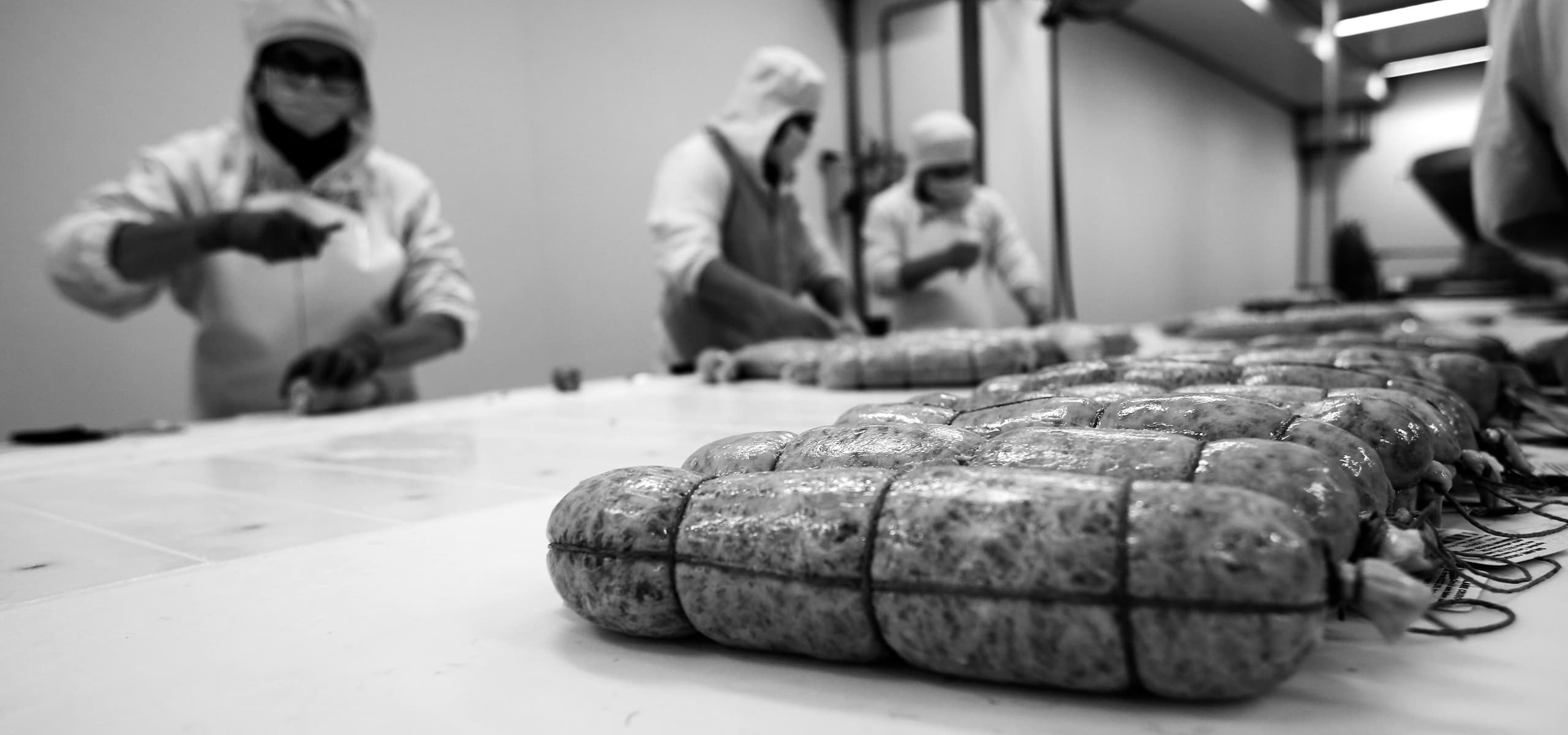 Salame Brizio tradizionale piemontese legato a mano